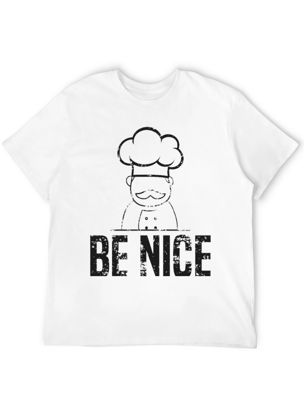 Be Nice Chef Graphic T-Shirt - Black