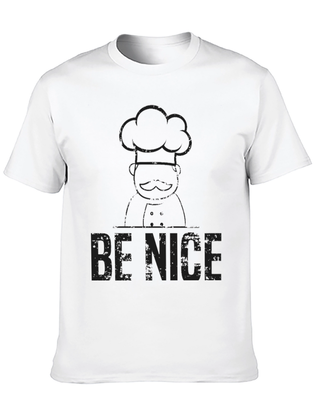 Be Nice Chef Graphic T-Shirt - Black