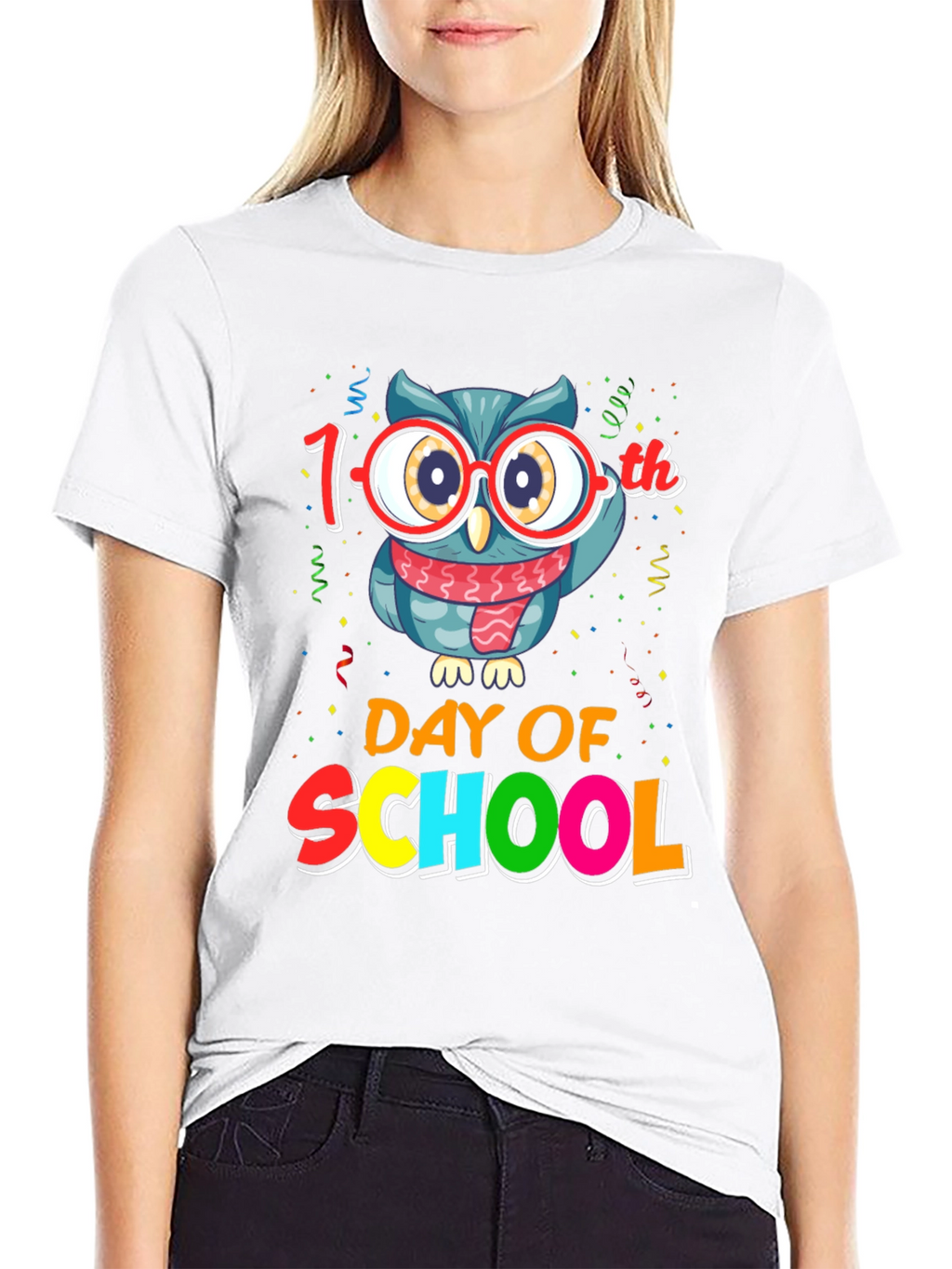 100th Day of School Owl T-Shirt
