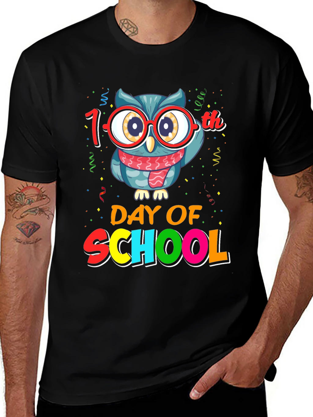100th Day of School Owl T-Shirt