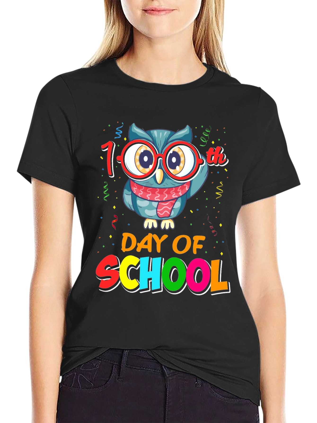100th Day of School Owl T-Shirt
