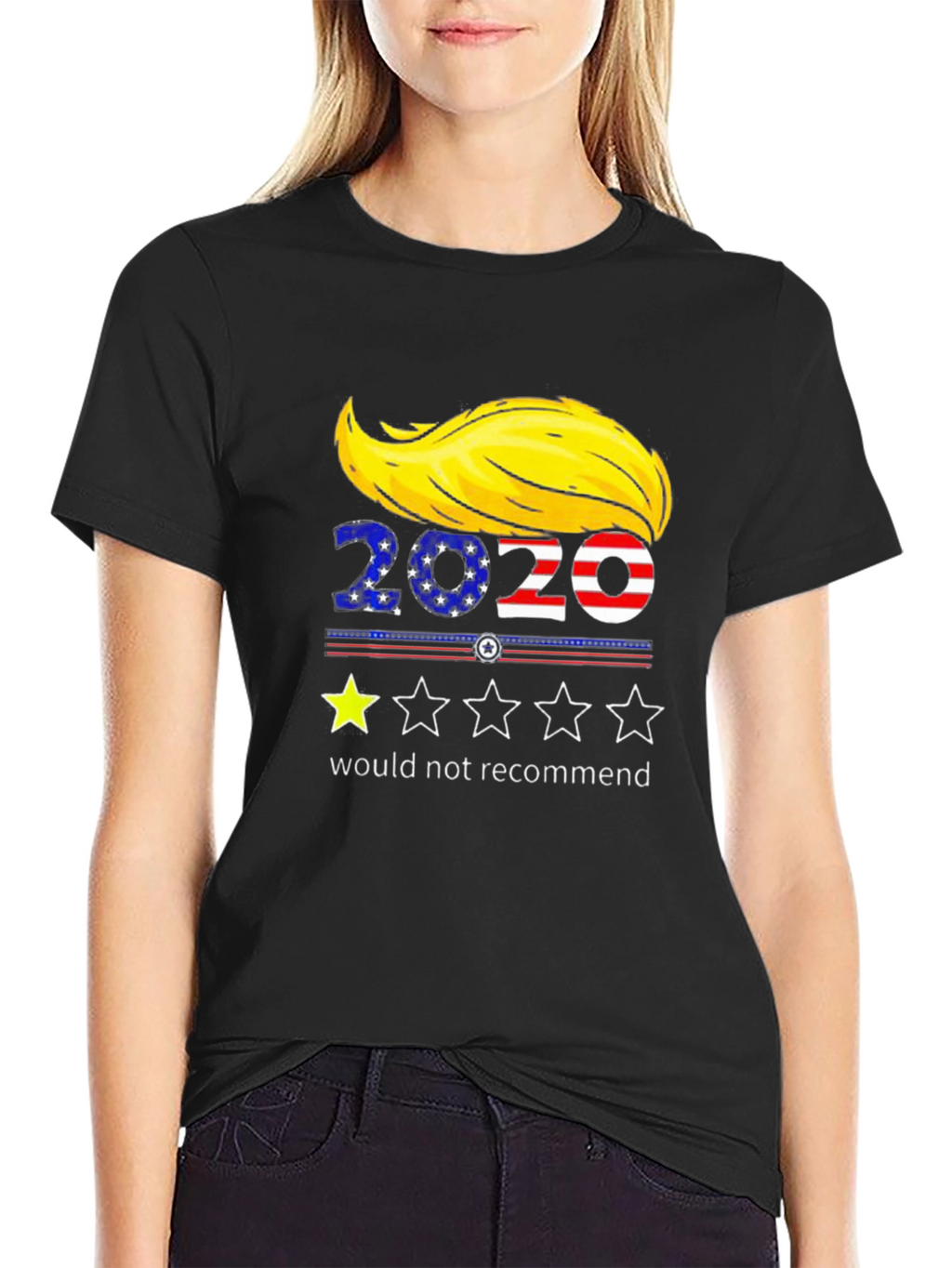 Funny Political T-Shirt - 2020 One Star Review