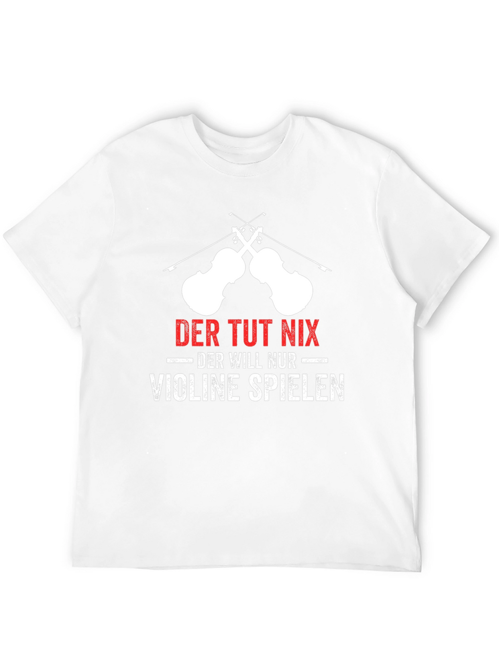 Violin Player Graphic T-Shirt German Humor
