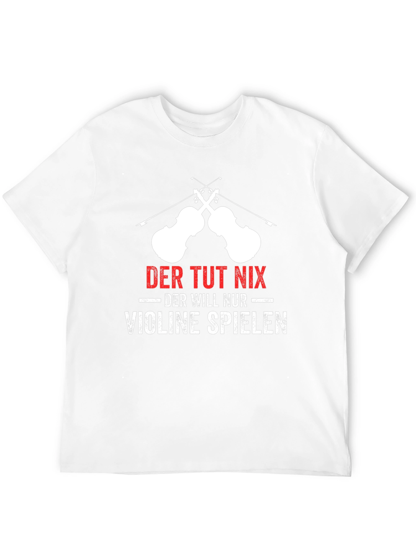 Violin Player Graphic T-Shirt German Humor