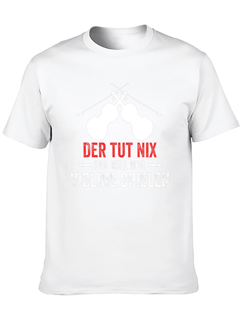 Violin Player Graphic T-Shirt German Humor