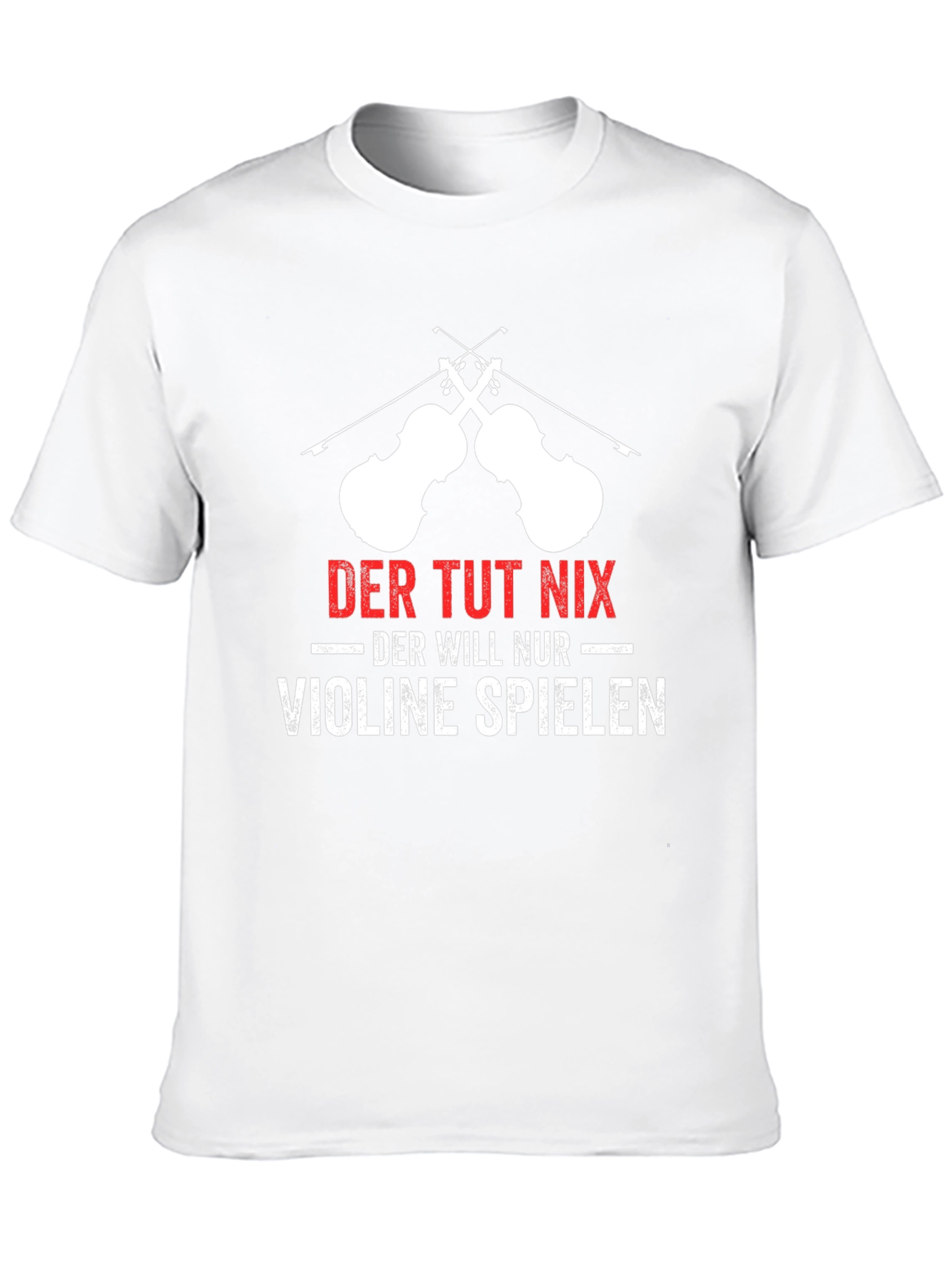 Violin Player Graphic T-Shirt German Humor