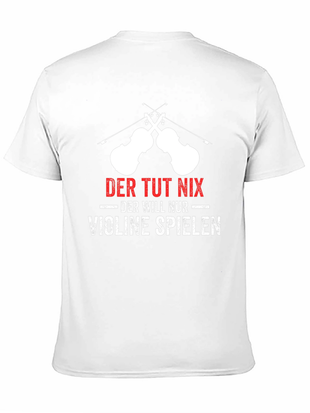 Violin Player Graphic T-Shirt German Humor