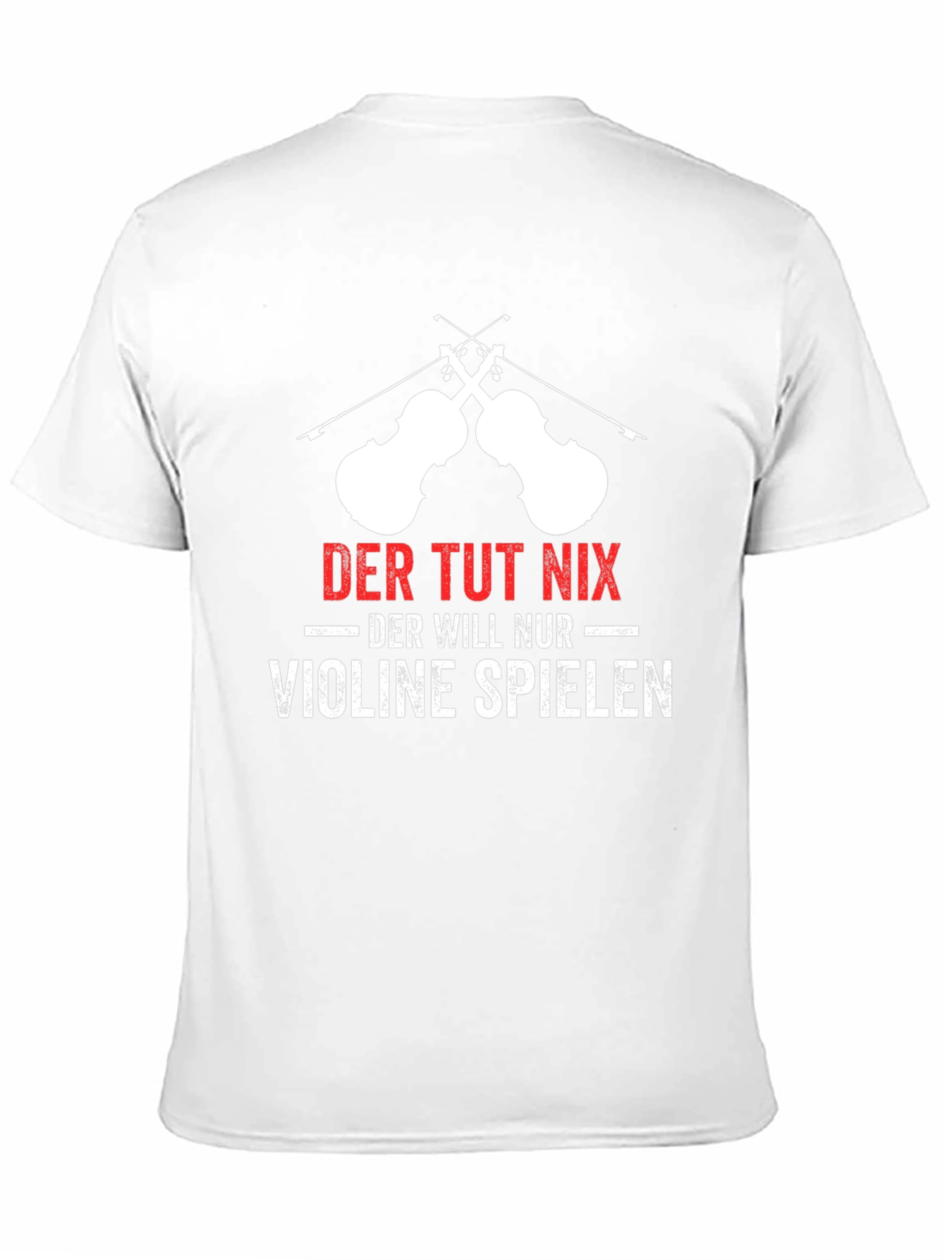 Violin Player Graphic T-Shirt German Humor