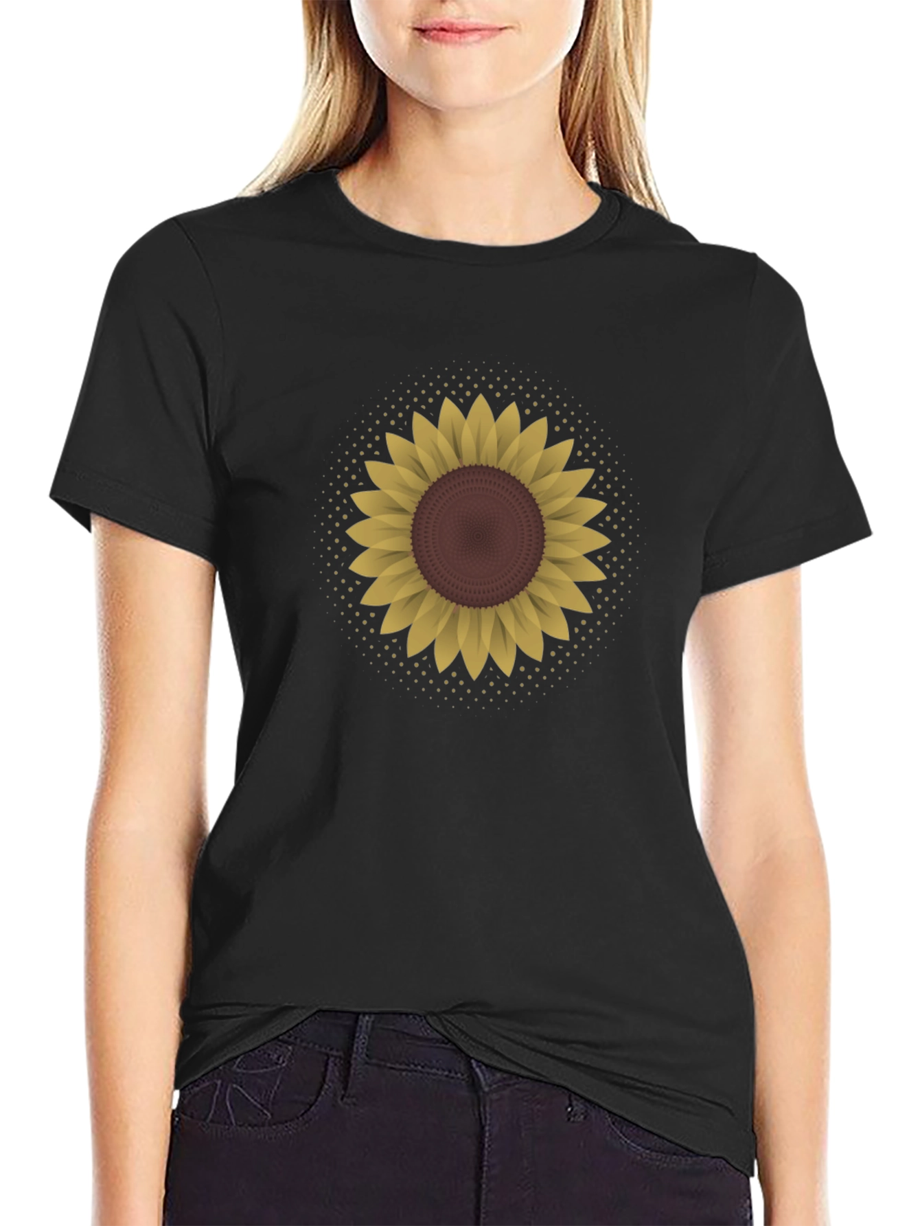 Sunflower Graphic T-Shirt - Stylish Mens Tee