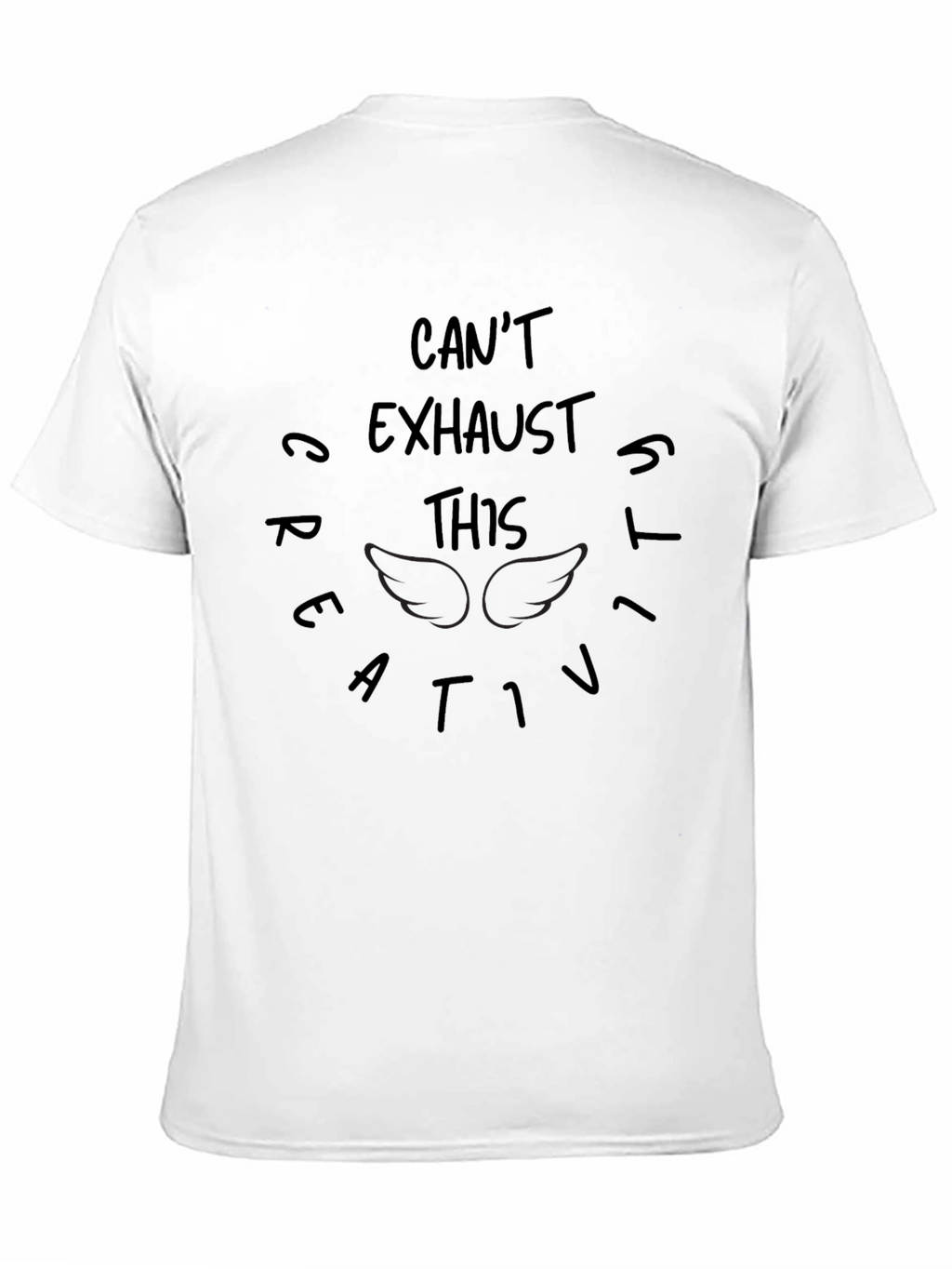 Creative Spirit Black Graphic T-Shirt