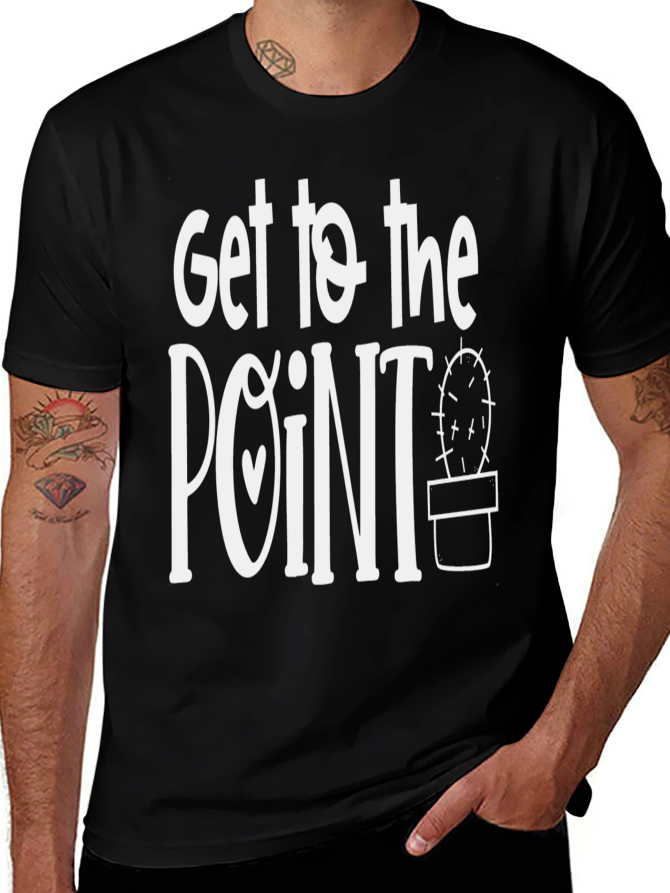Get To The Point Graphic Tee