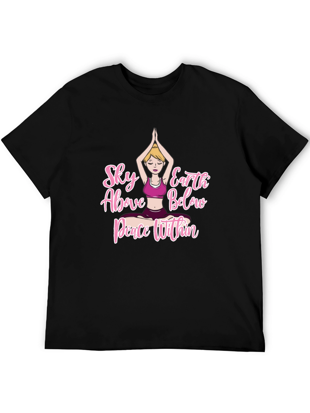 Yoga Peace Within Graphic T-Shirt