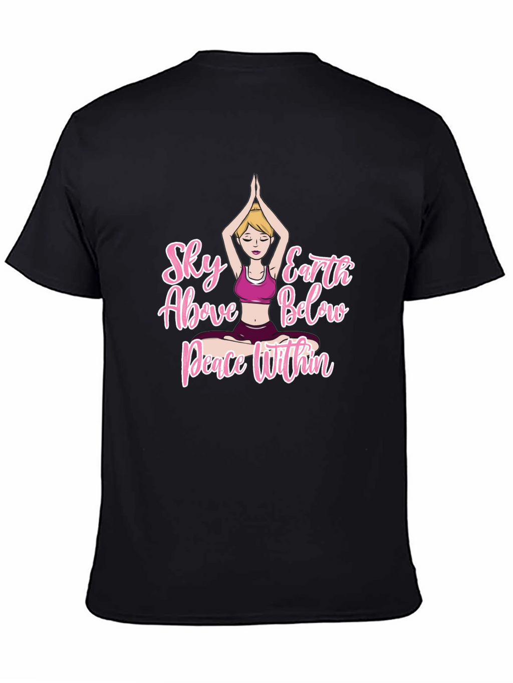 Yoga Peace Within Graphic T-Shirt