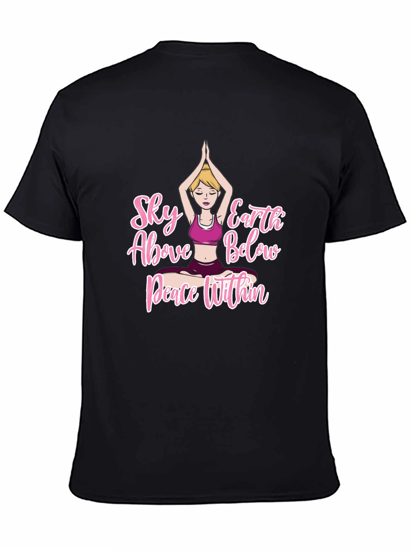 Yoga Peace Within Graphic T-Shirt
