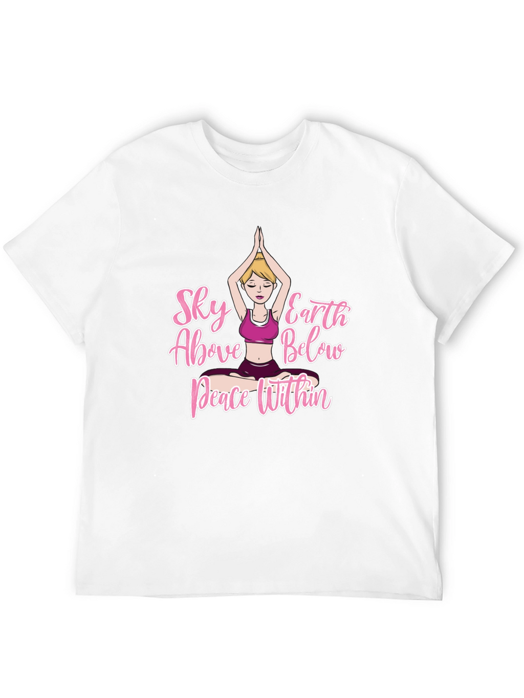 Yoga Peace Within Graphic T-Shirt