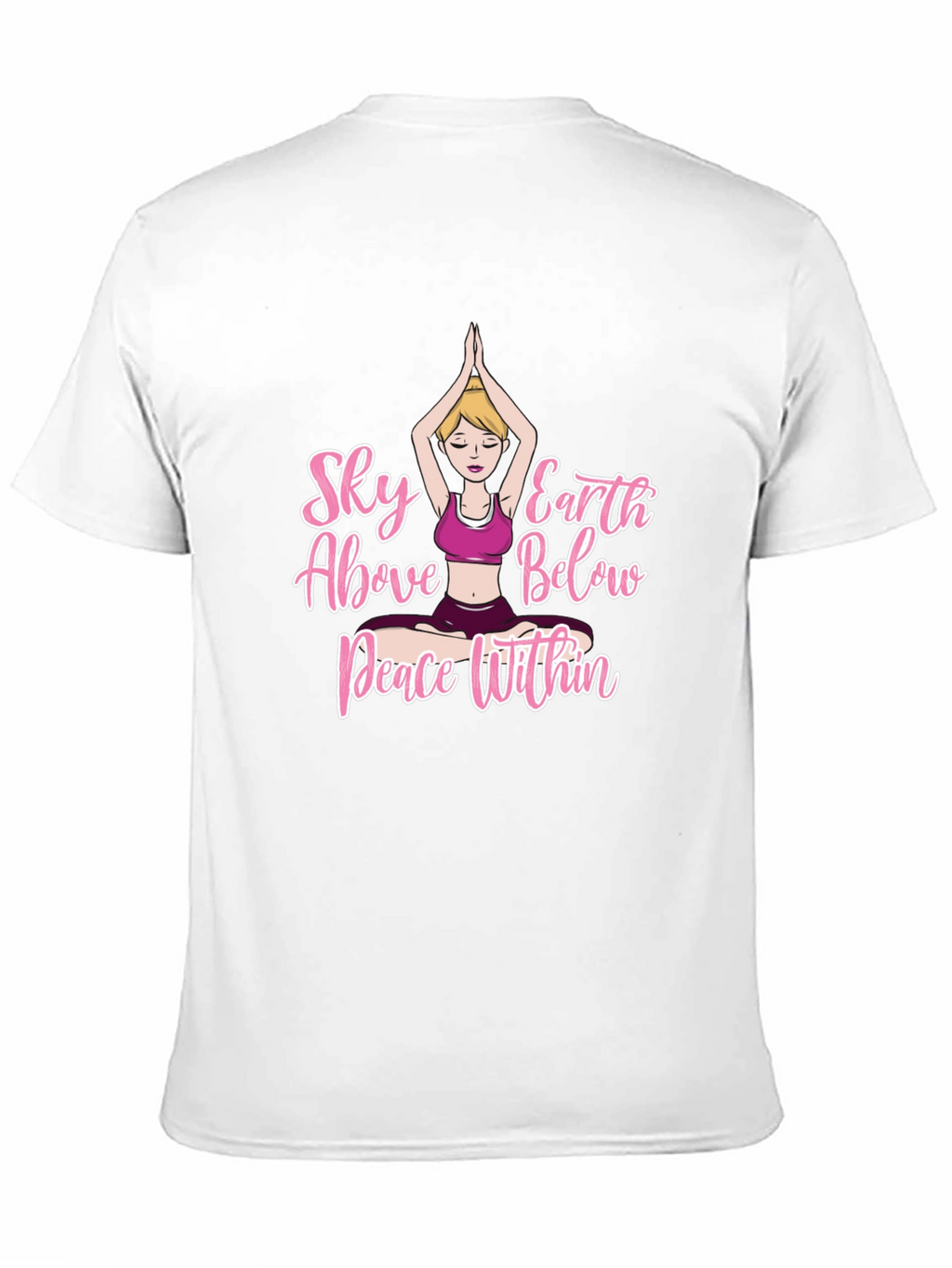 Yoga Peace Within Graphic T-Shirt