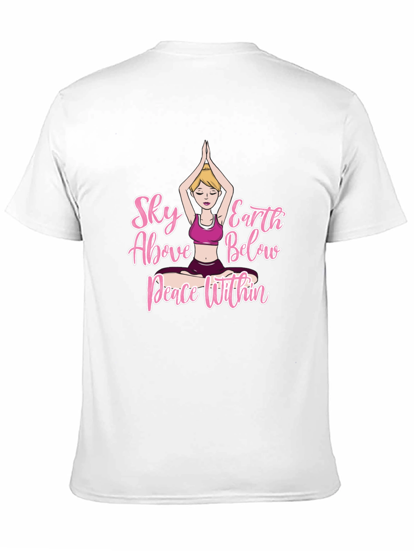 Yoga Peace Within Graphic T-Shirt