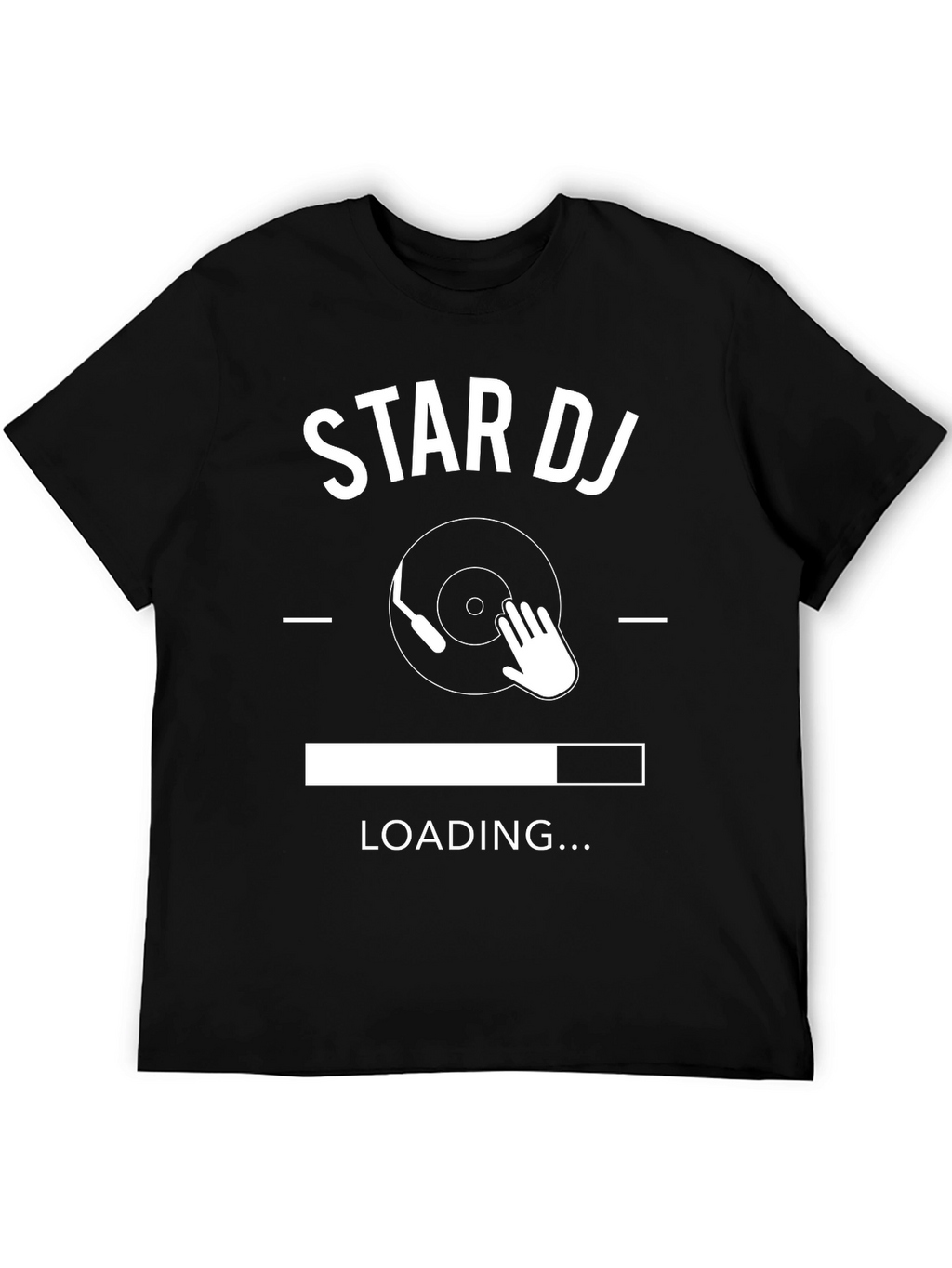 Star DJ Loading T-Shirt - Black