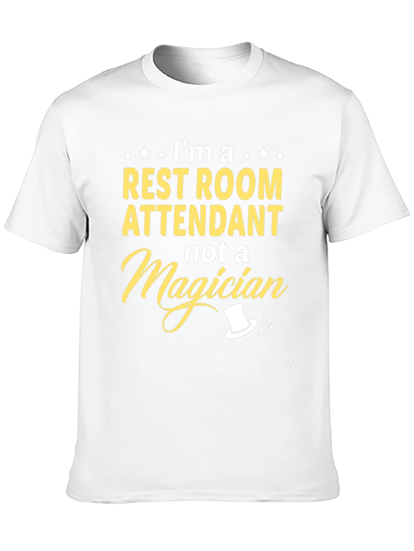 Rest Room Attendant T-Shirt - Funny Job Tee
