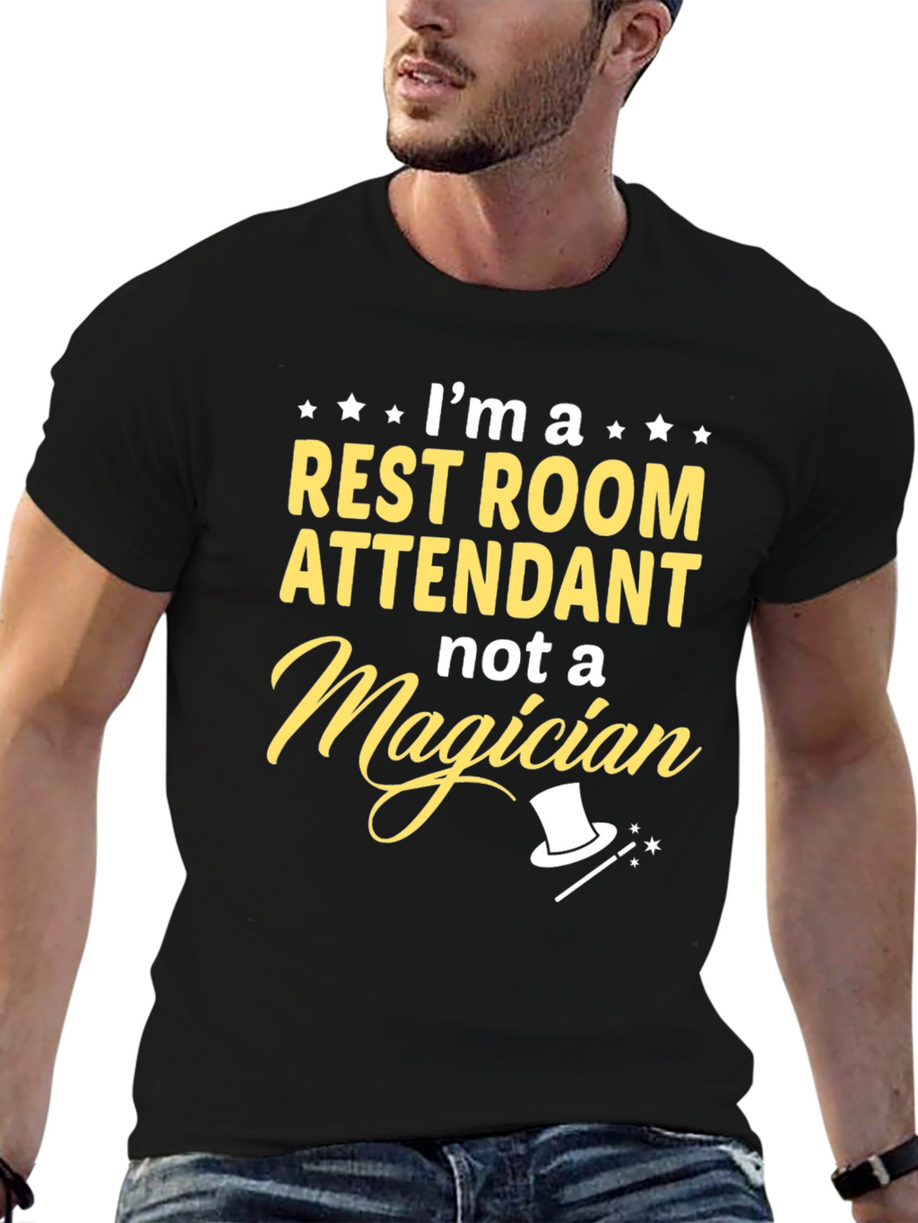 Rest Room Attendant T-Shirt - Funny Job Tee