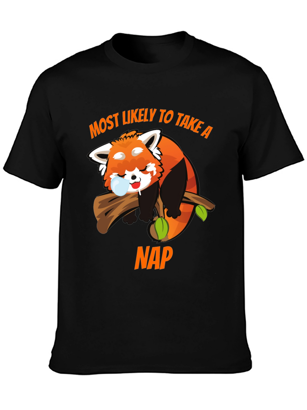 Funny Red Panda Nap T-Shirt