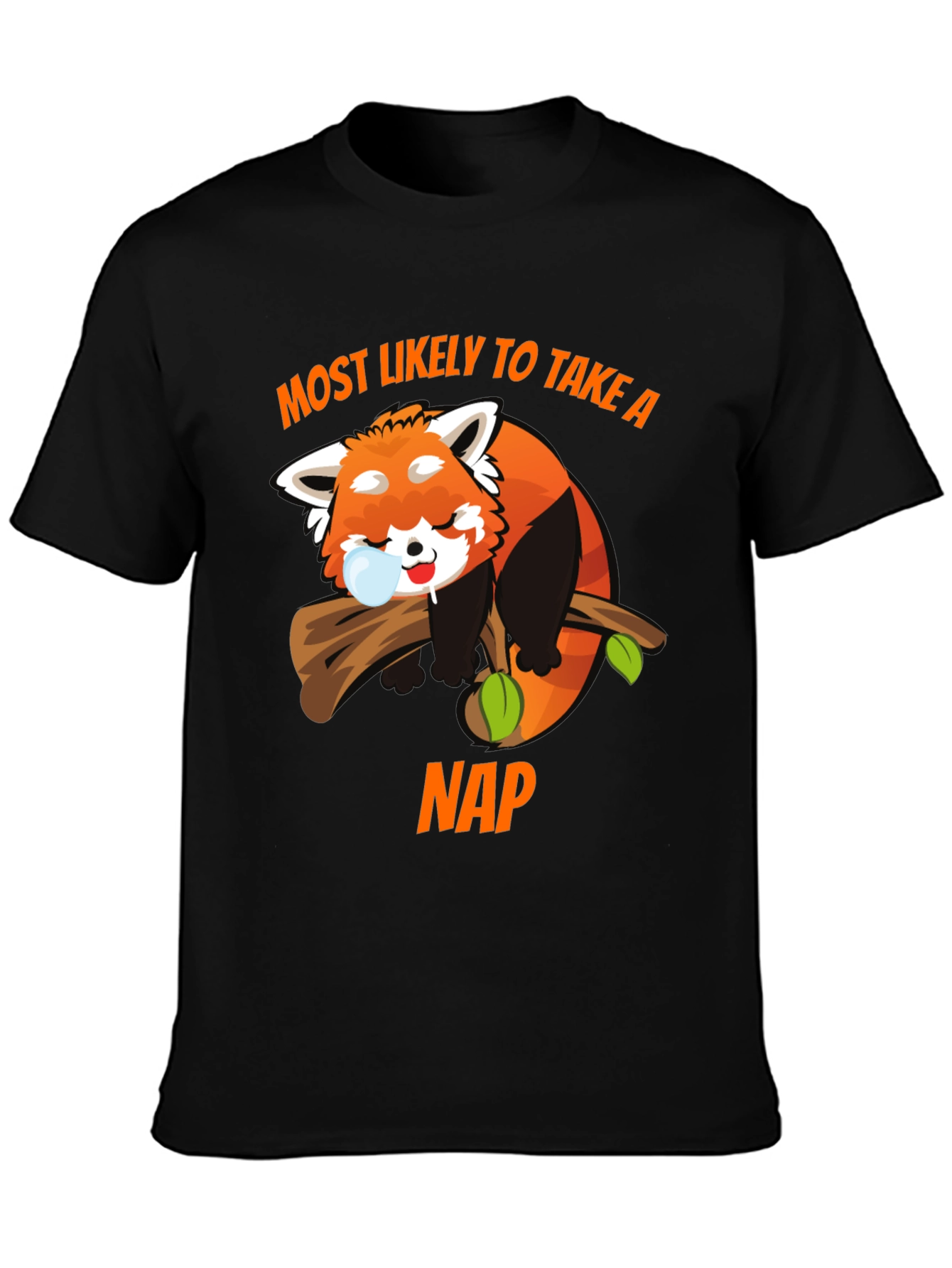 Funny Red Panda Nap T-Shirt