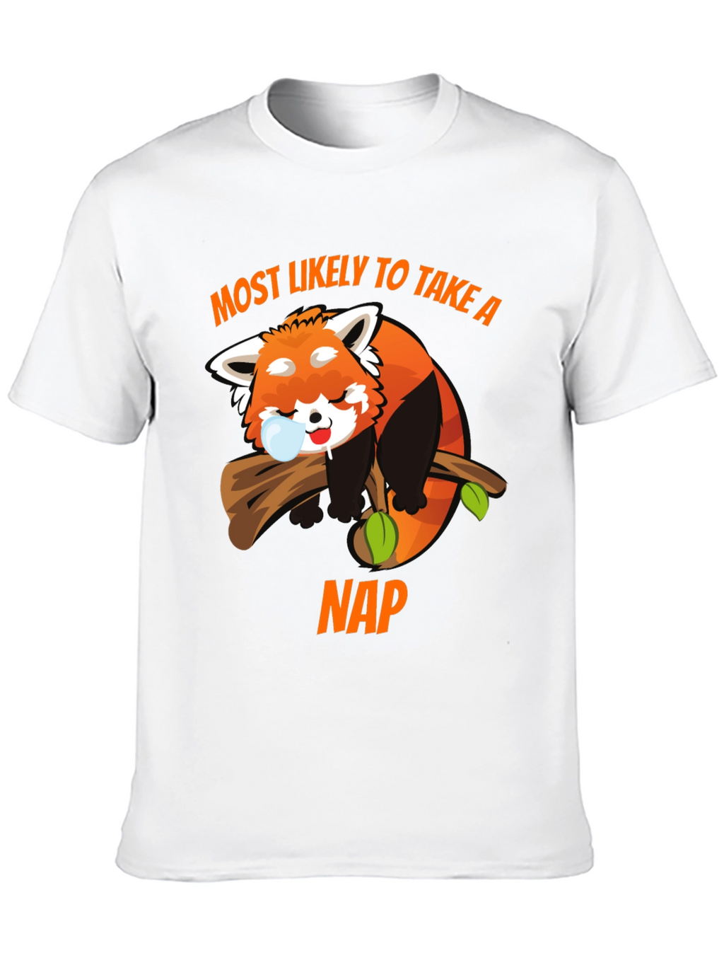 Funny Red Panda Nap T-Shirt