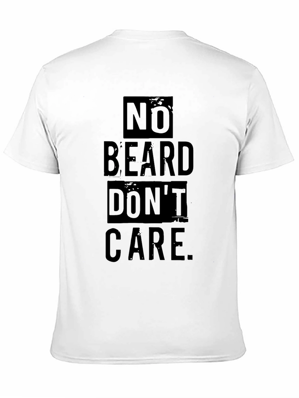 No Beard Dont Care Graphic Tee - Black