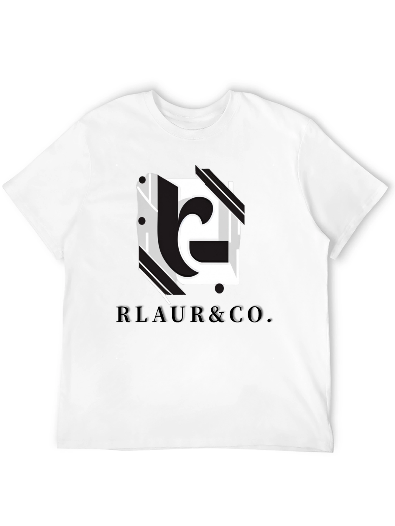 Modern Black RLAUR & CO. Graphic Tee