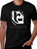 Modern Black RLAUR & CO. Graphic Tee