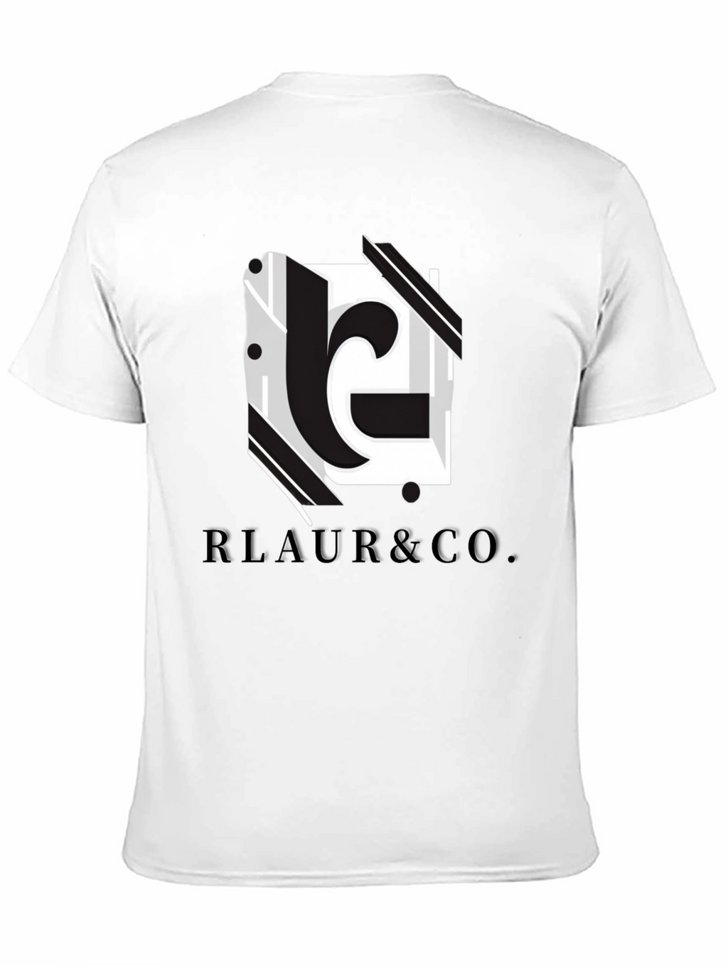 Modern Black RLAUR & CO. Graphic Tee