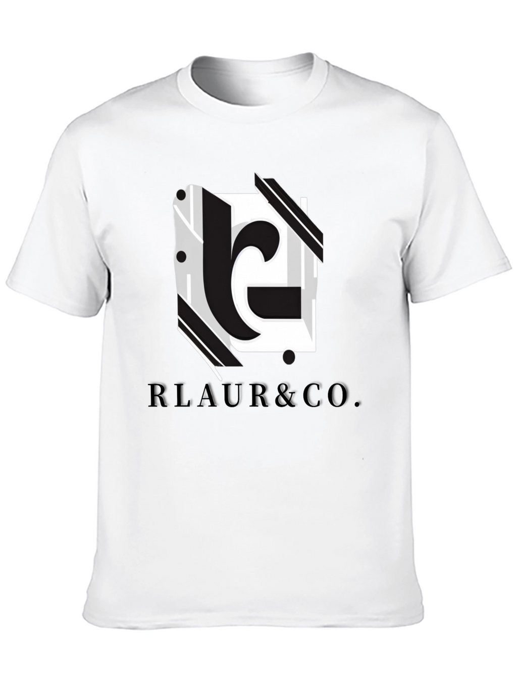 Modern Black RLAUR & CO. Graphic Tee