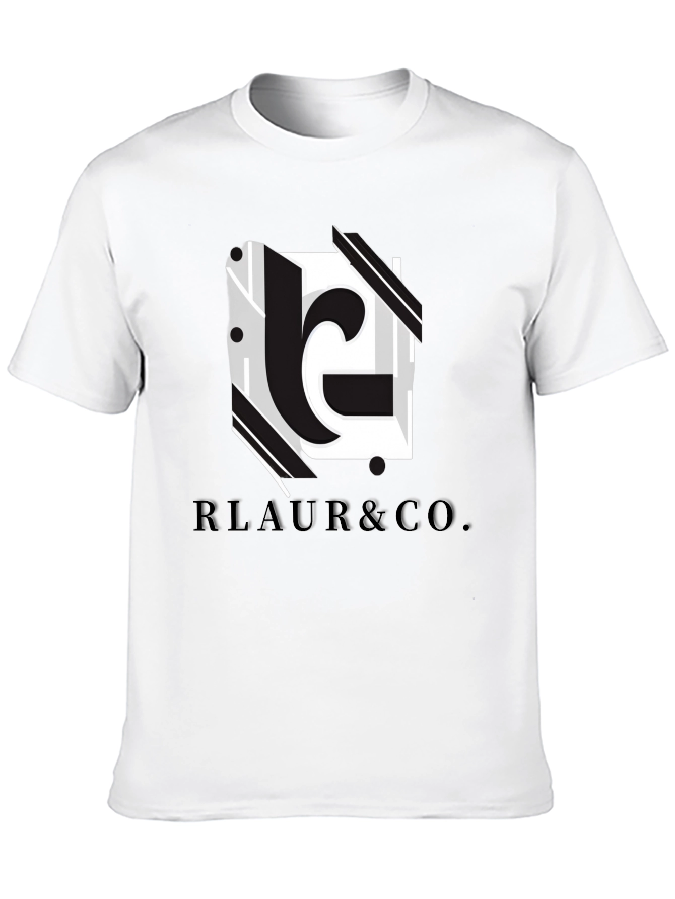 Modern Black RLAUR & CO. Graphic Tee