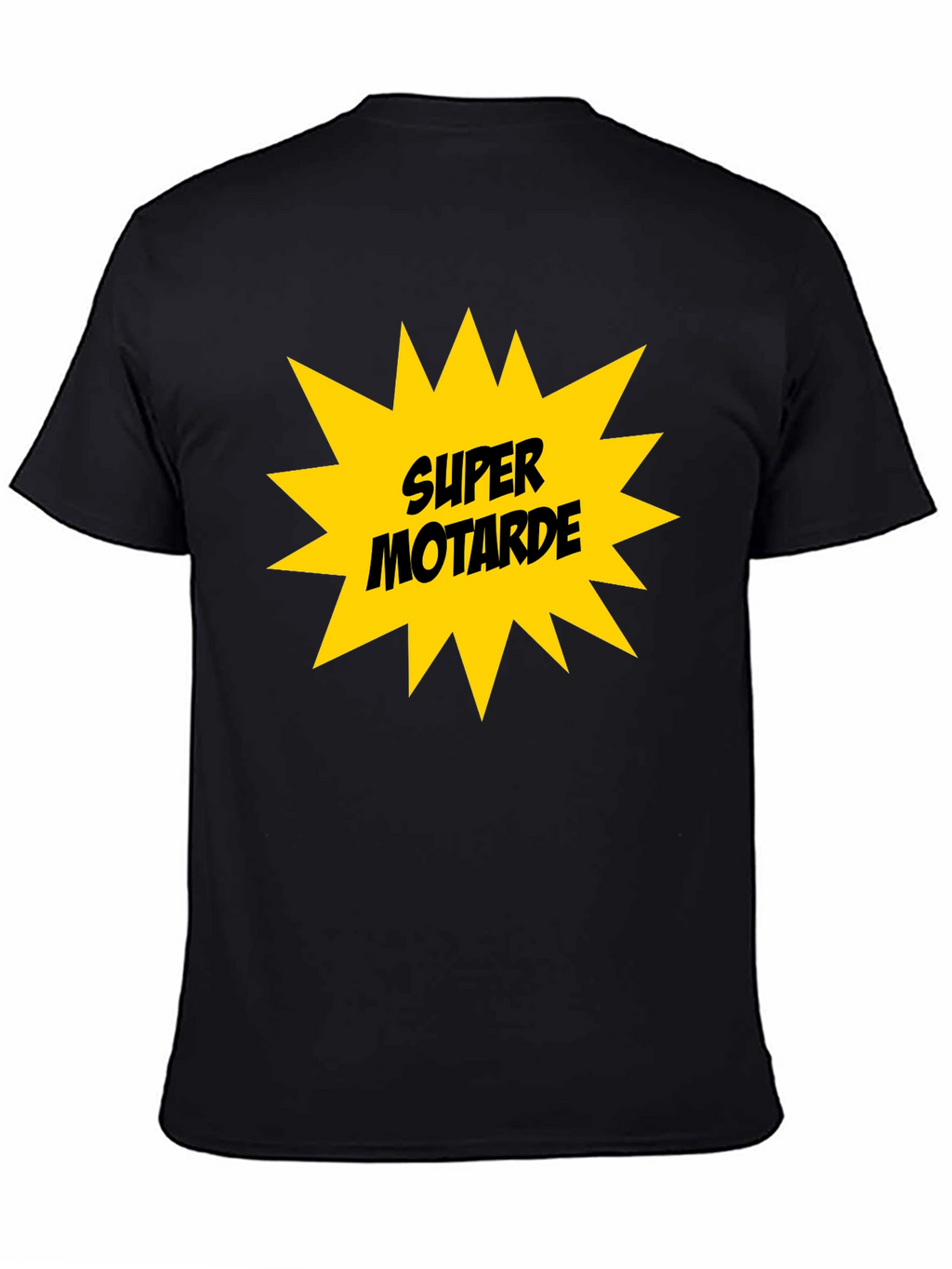 Super Motarde Black T-Shirt - Motorbike Graphic Tee