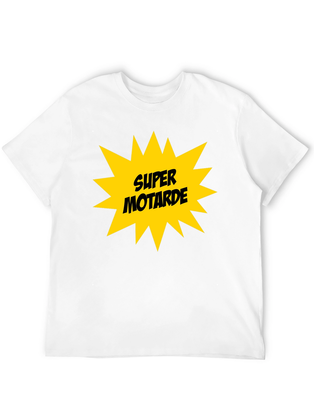 Super Motarde Black T-Shirt - Motorbike Graphic Tee