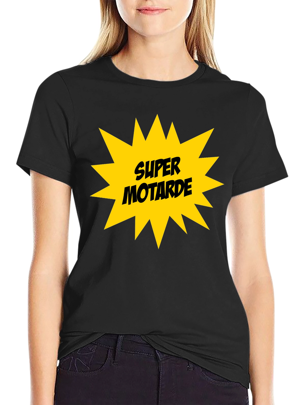 Super Motarde Black T-Shirt - Motorbike Graphic Tee