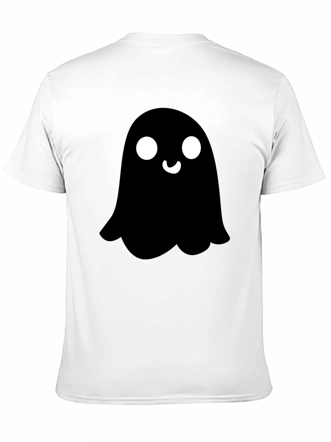 Ghost Graphic Black T-Shirt - Spooky & Stylish