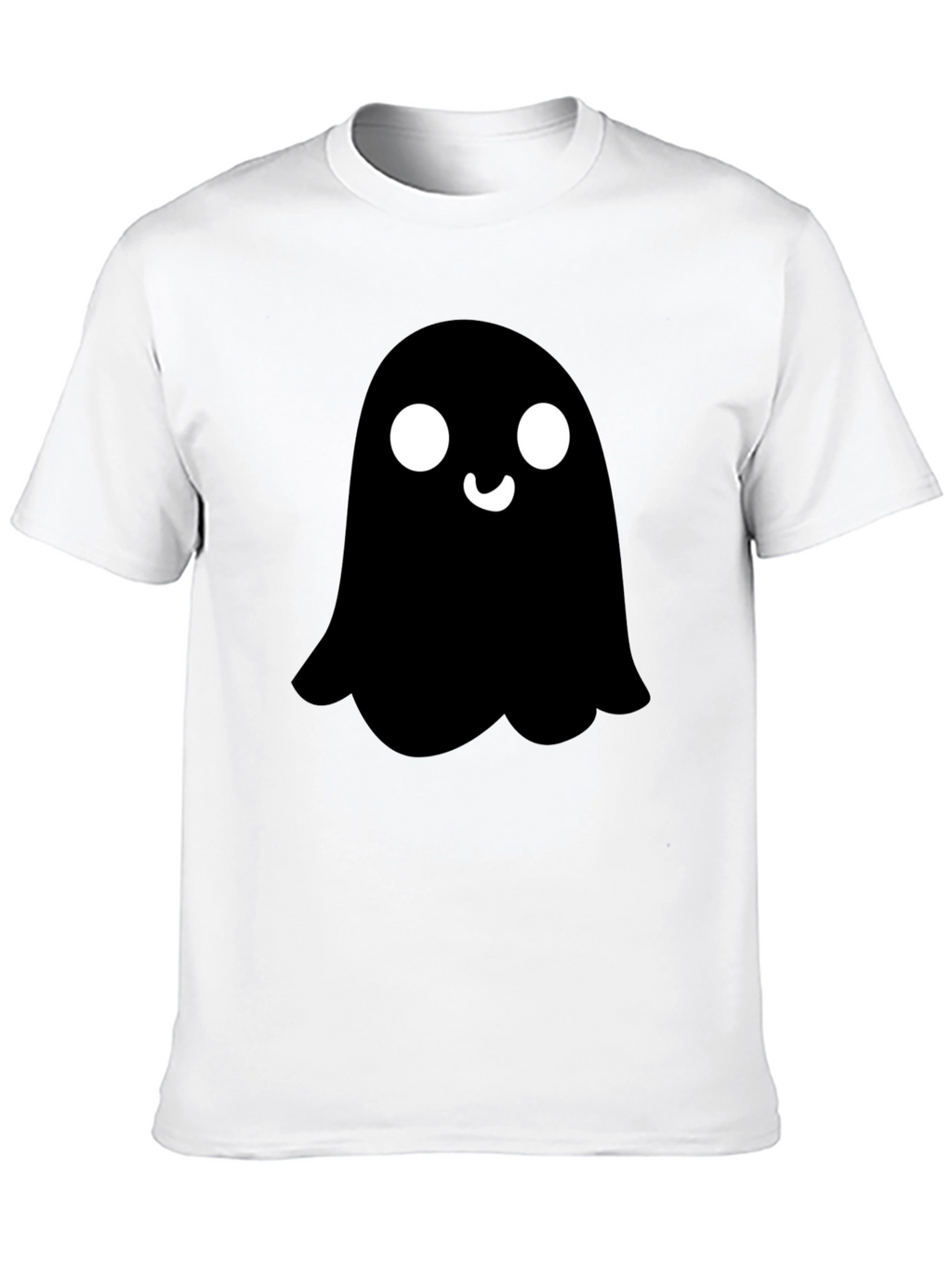 Ghost Graphic Black T-Shirt - Spooky & Stylish