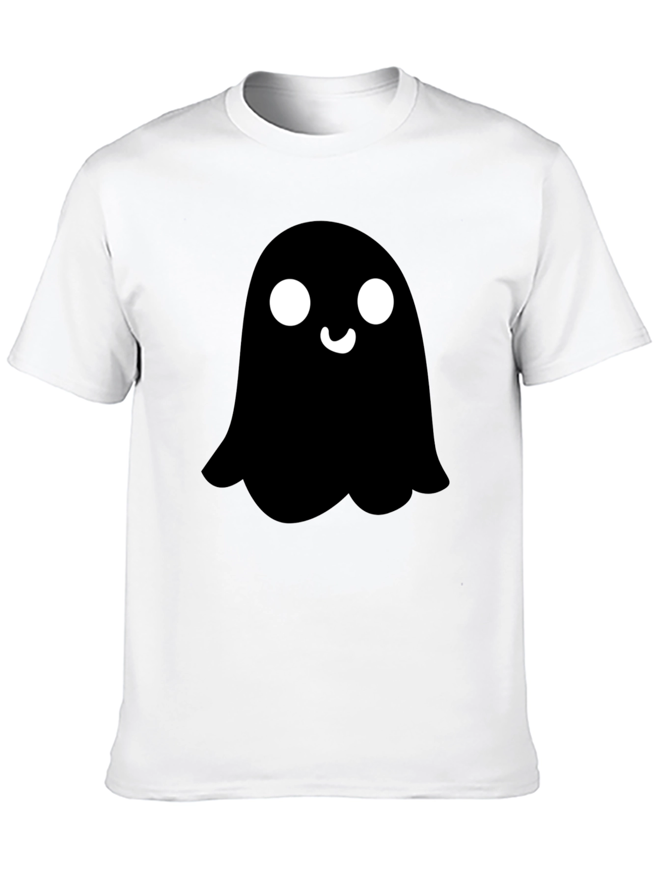 Ghost Graphic Black T-Shirt - Spooky & Stylish