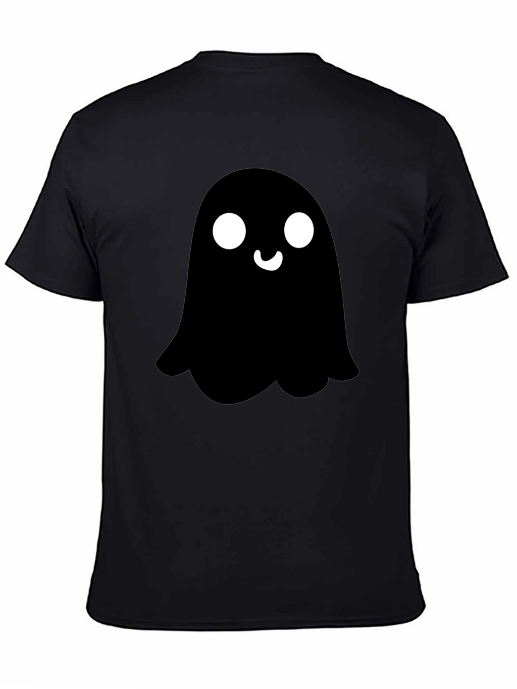 Ghost Graphic Black T-Shirt - Spooky & Stylish