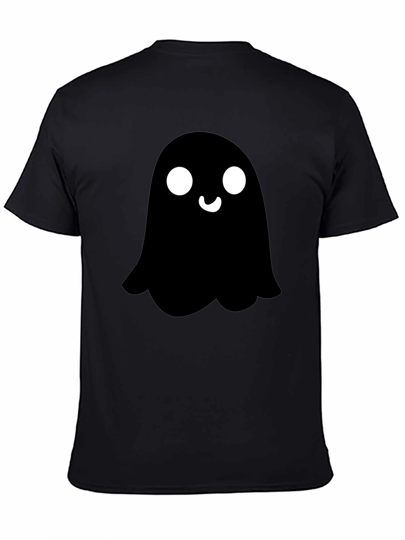 Ghost Graphic Black T-Shirt - Spooky & Stylish