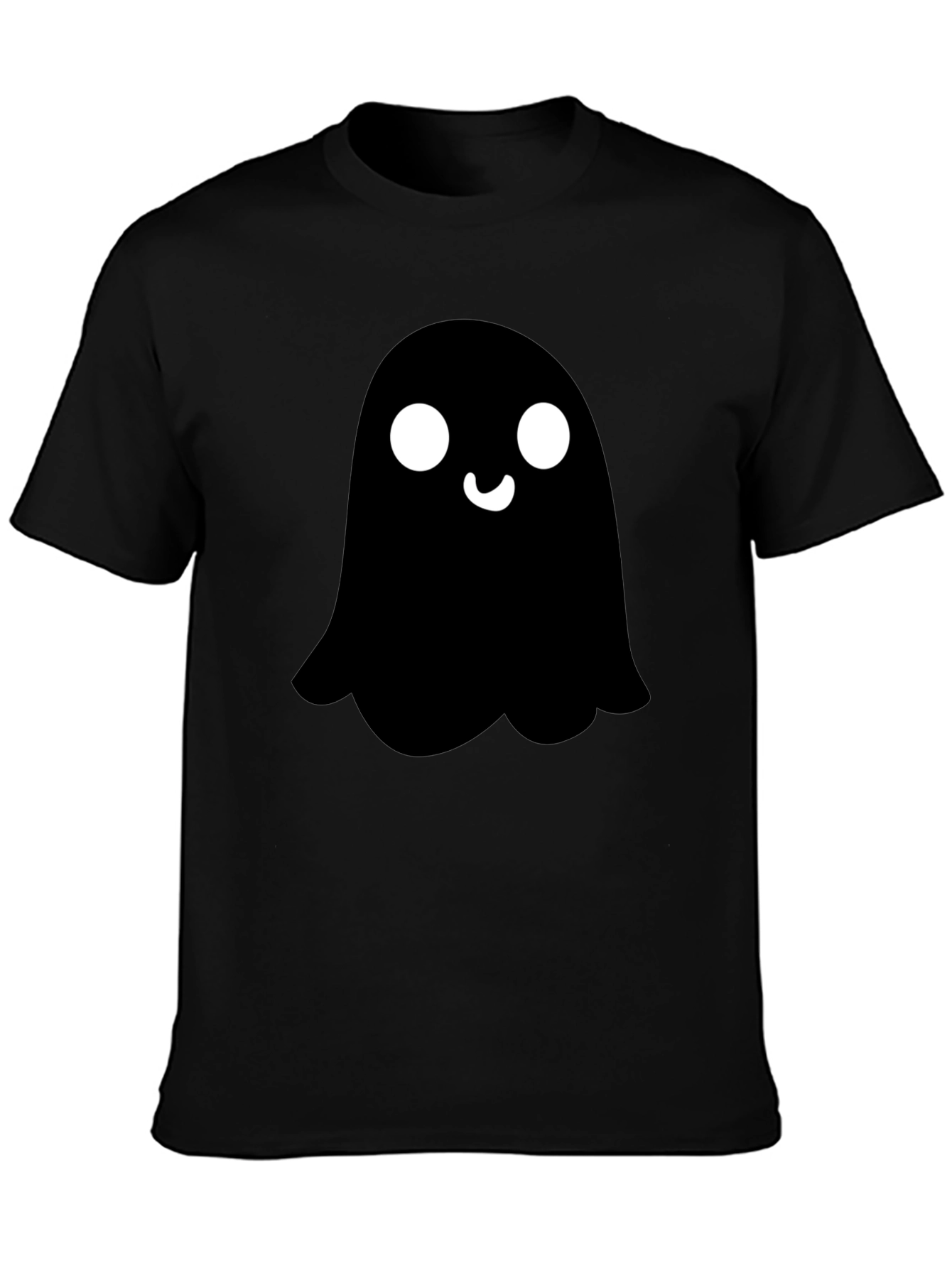 Ghost Graphic Black T-Shirt - Spooky & Stylish