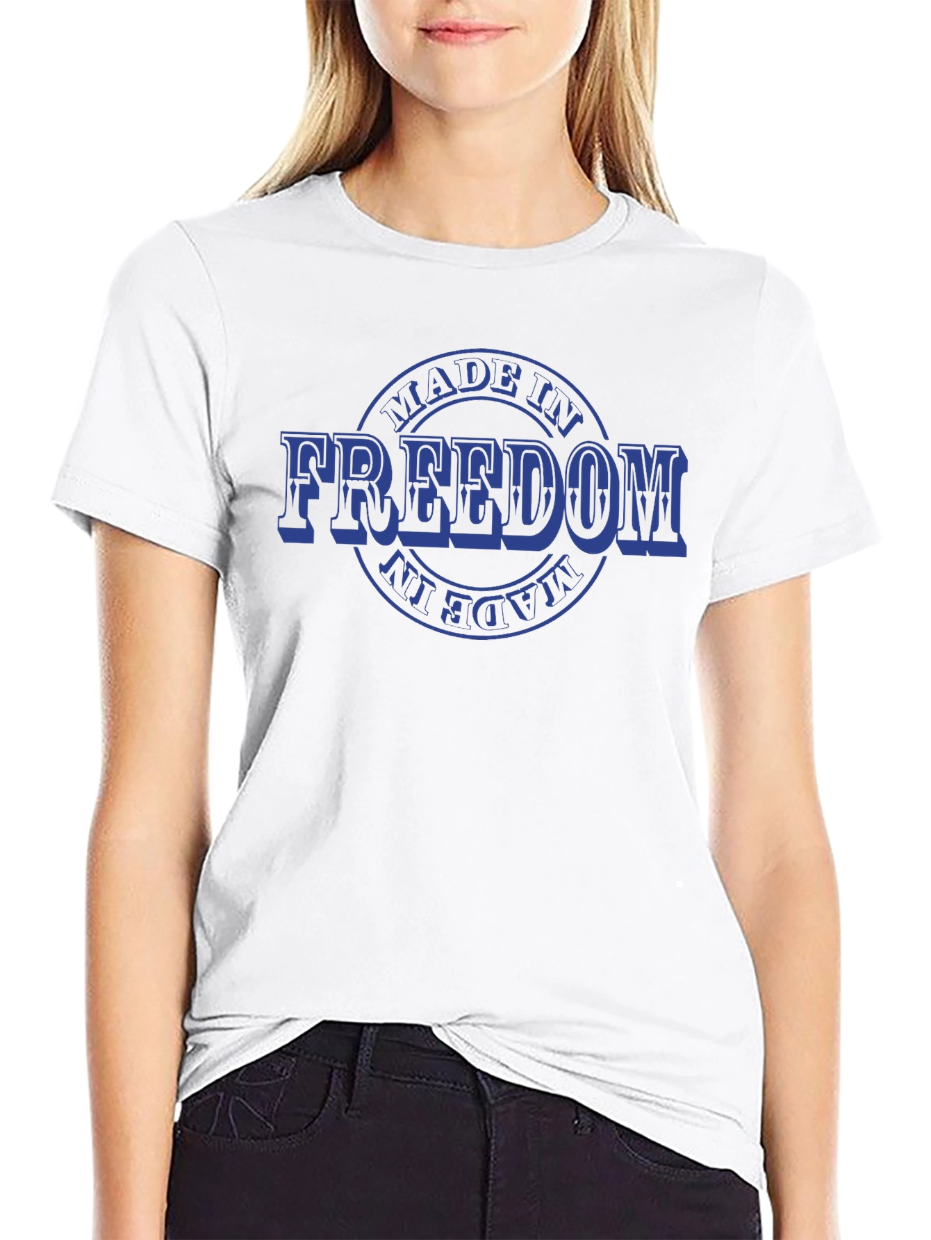 Made in Freedom Graphic Tee - Patriotic T-Shirt