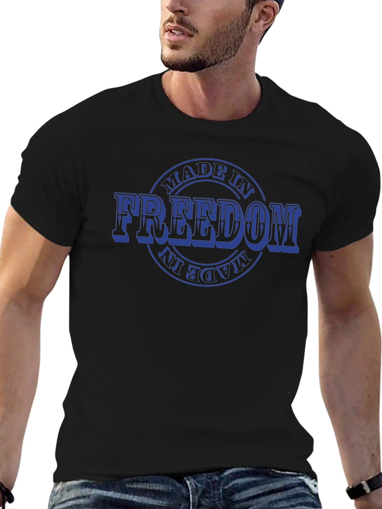 Made in Freedom Graphic Tee - Patriotic T-Shirt