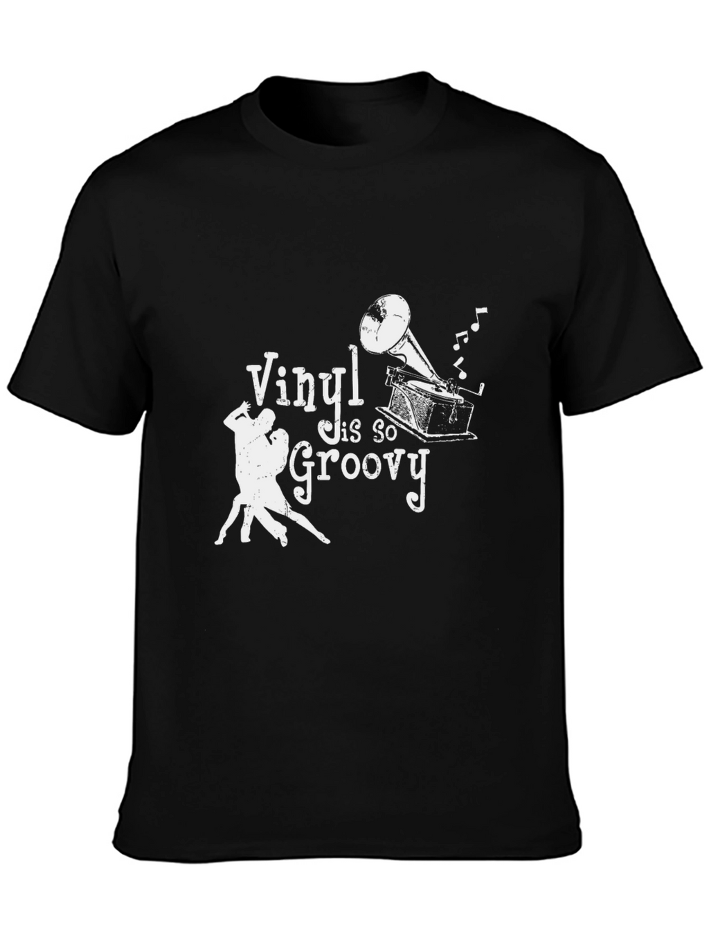 Vinyl is Groovy Graphic Tee - Retro Music Shirt