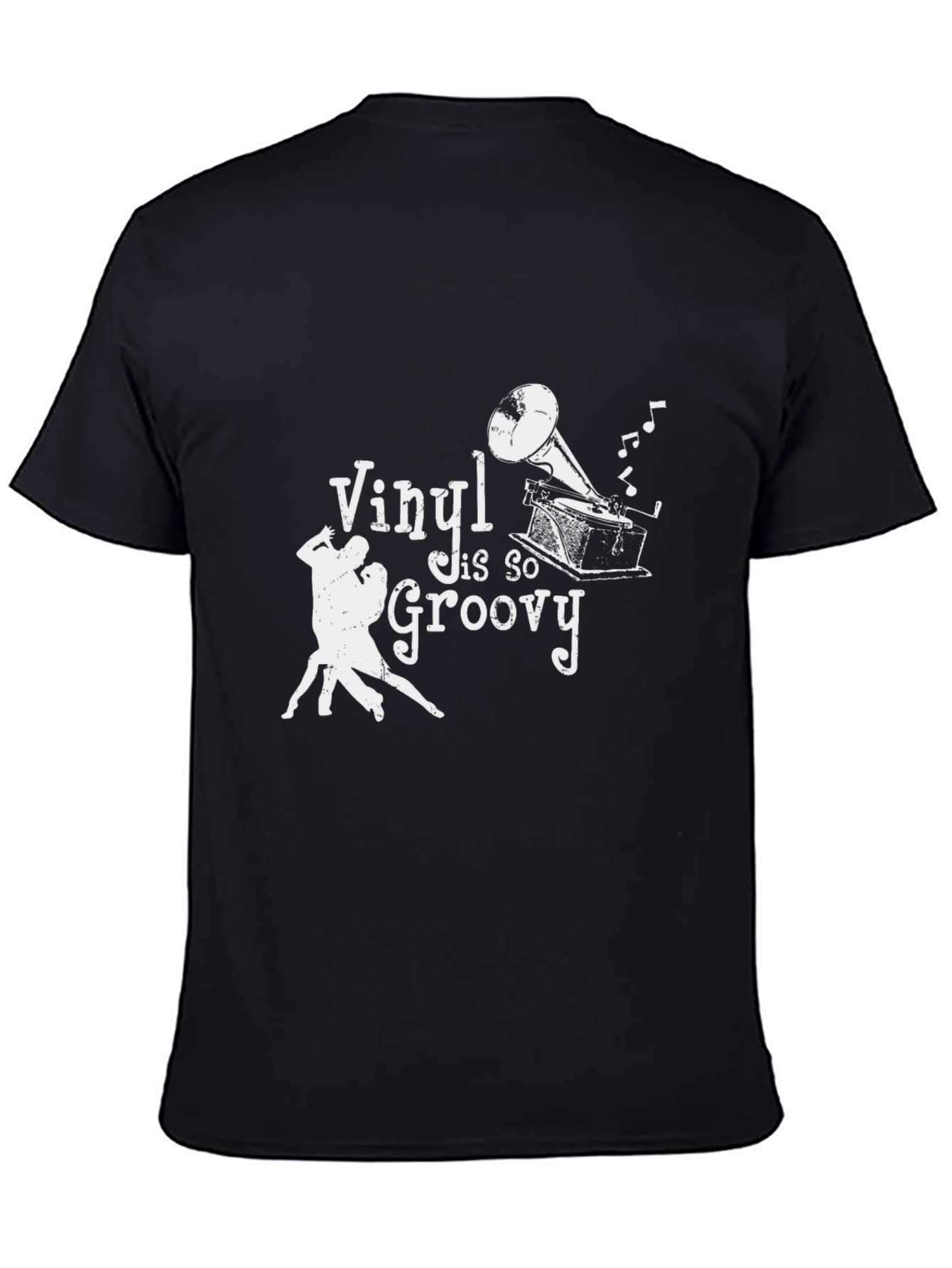 Vinyl is Groovy Graphic Tee - Retro Music Shirt