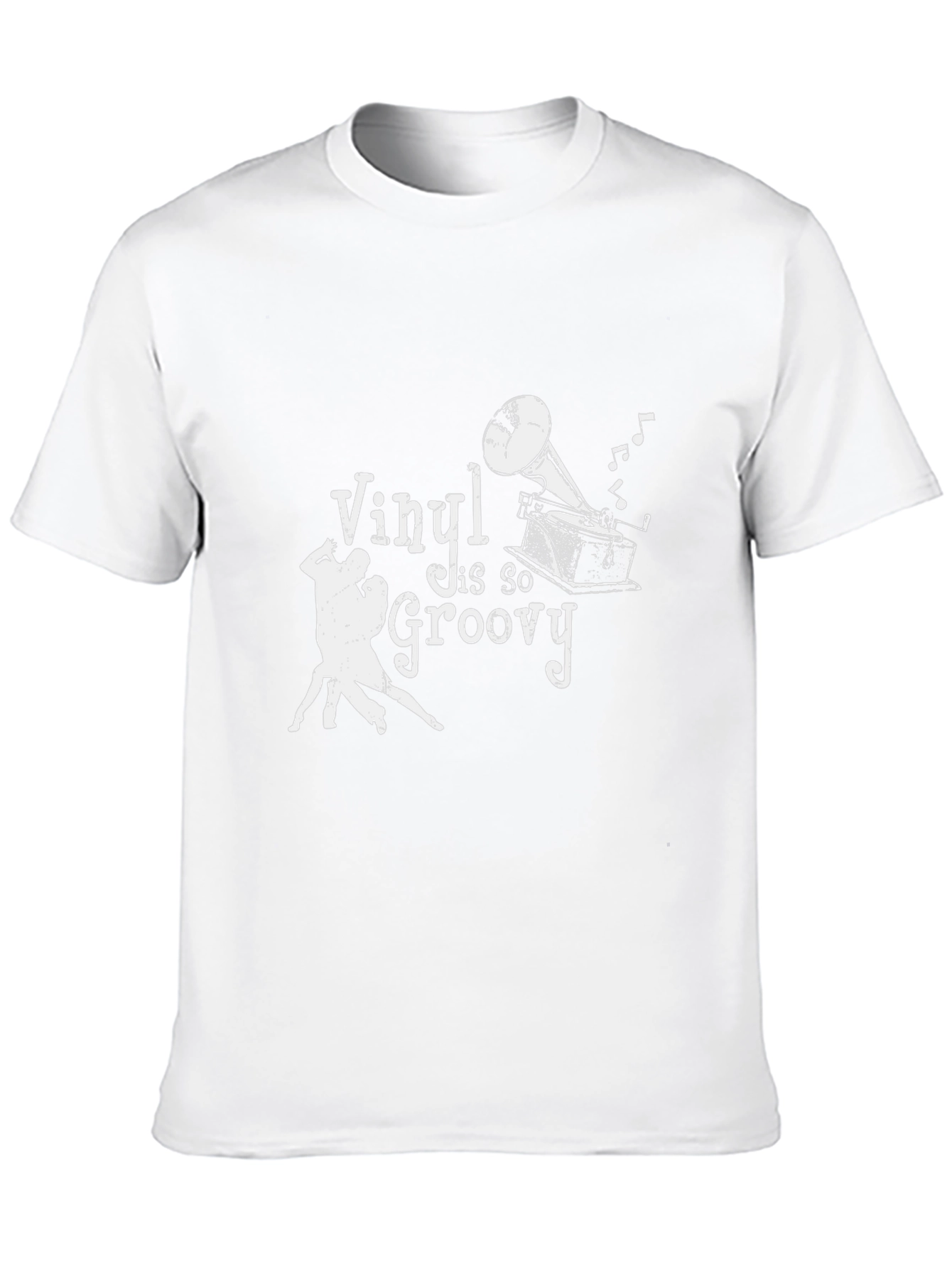 Vinyl is Groovy Graphic Tee - Retro Music Shirt
