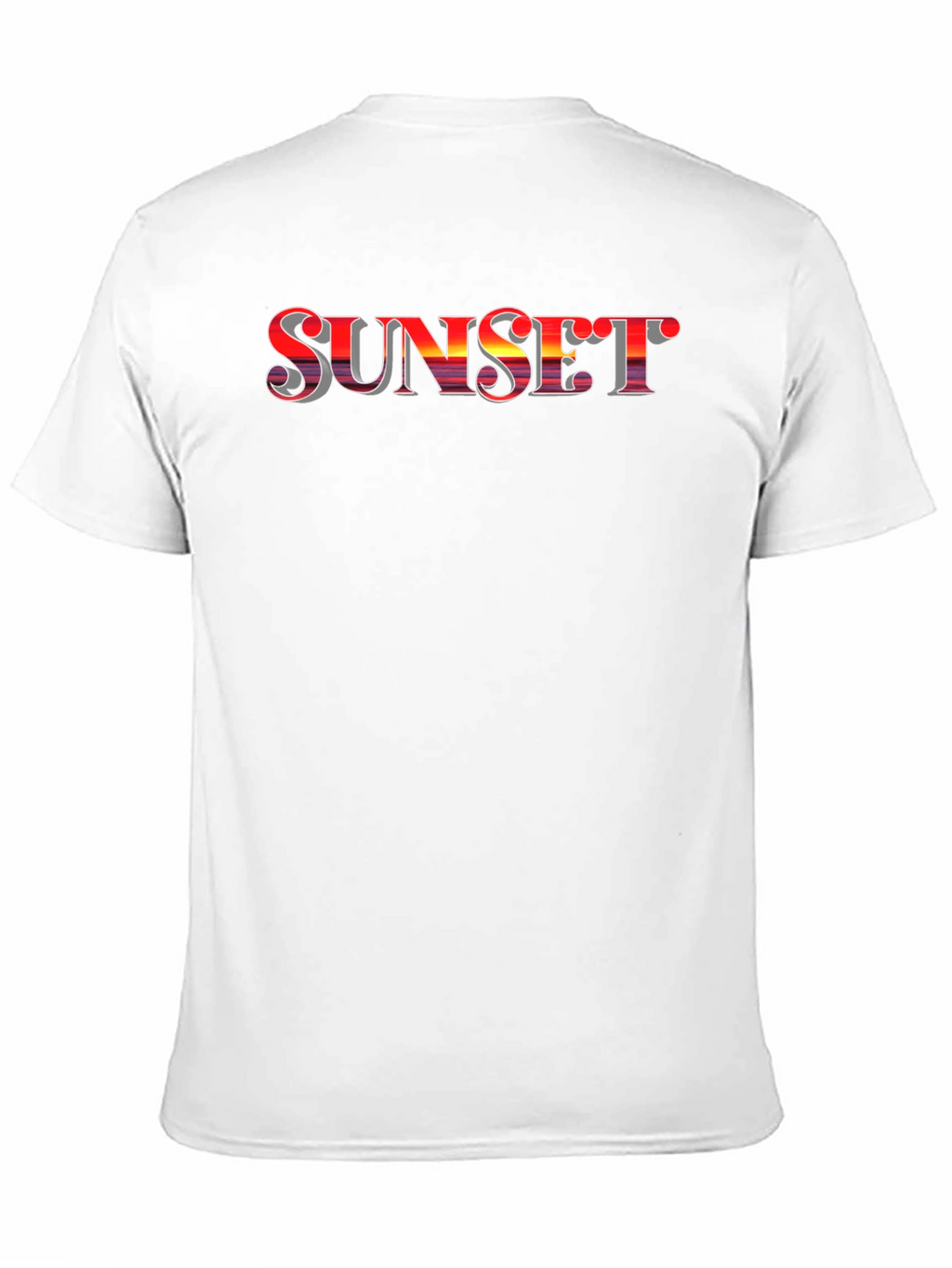 Sunset Graphic Tee - Stylish Black Cotton T-Shirt