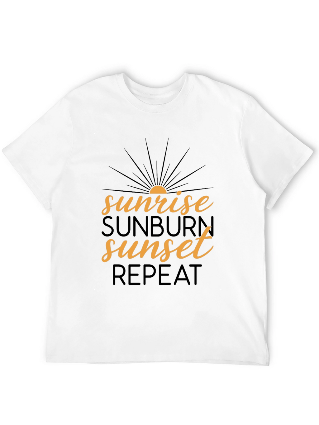 Sunrise Sunburn Sunset Repeat T-Shirt