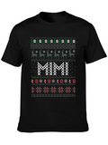 MIMI Christmas Ugly Sweater Style T-Shirt